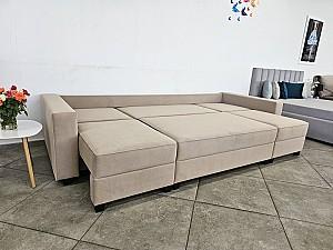 Canapea Polimobil Rimini 3 Beige/Brown