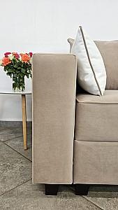 Canapea Polimobil Rimini 3 Beige/Brown