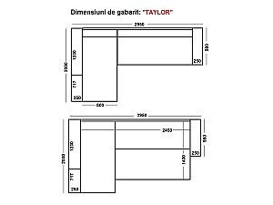 Canapea coltar Polimobil Taylor (3.0x2.0)