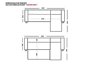Canapea coltar Polimobil Oscar New