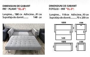 Canapea Polimobil XL-III