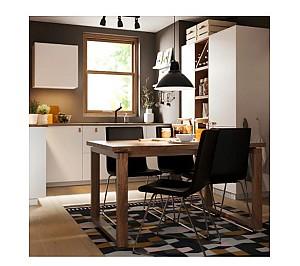 Masa IKEA Morbylanga brown painted oak veneer