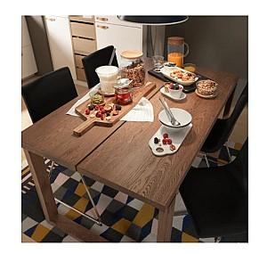 Masa IKEA Morbylanga brown painted oak veneer