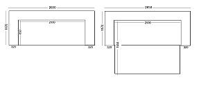Canapea Polimobil CHESTERFIELD (2.6 m) (delfin)