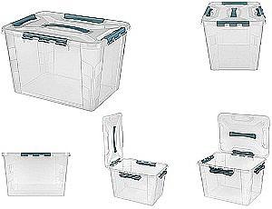 Cutie pentru depozitare Bytplast Grand Box Albastru Deschis (57625)