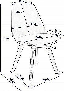 Scaun Jumi Oslo (SD-599208) Negru