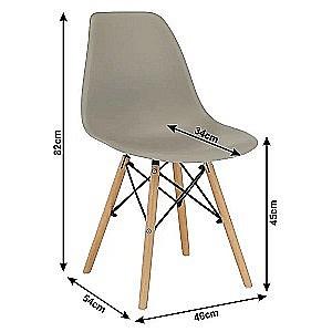 Scaun Mobhaus Cinkla 3 New (Warm Gray/Beech)