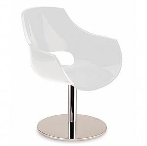 Scaun Papatya Opal-M Chrome/White