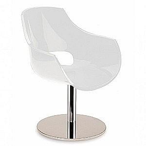 Scaun Papatya Opal-M Chrome/White