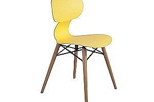 Scaun Papatya Yugo-S Wox Yellow/Natural Beech