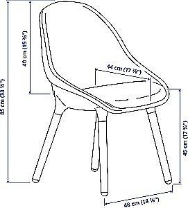 Scaun IKEA Baltsar Negru