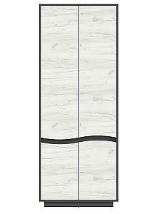 Dulap Yasen Geneva 2D Grey graphite/stejar craft alb