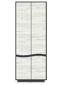 Dulap Yasen Geneva 2D Grey graphite/stejar craft alb