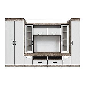 Living Yasen Veronica stejar sonoma truffle/alb