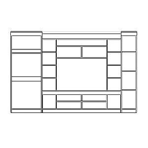 Living Yasen Veronica stejar sonoma truffle/alb