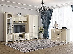 Dulap cu vitrina Yasen Boston 1D1ds vanilie supermat