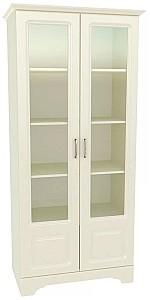 Dulap cu vitrina Yasen Boston 2D2DS Filtes/Vanile Supermat