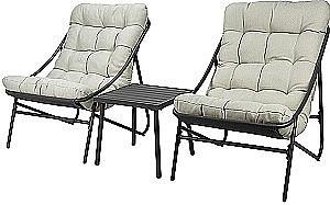 Set mobila de gradina VLM 49671 Gri