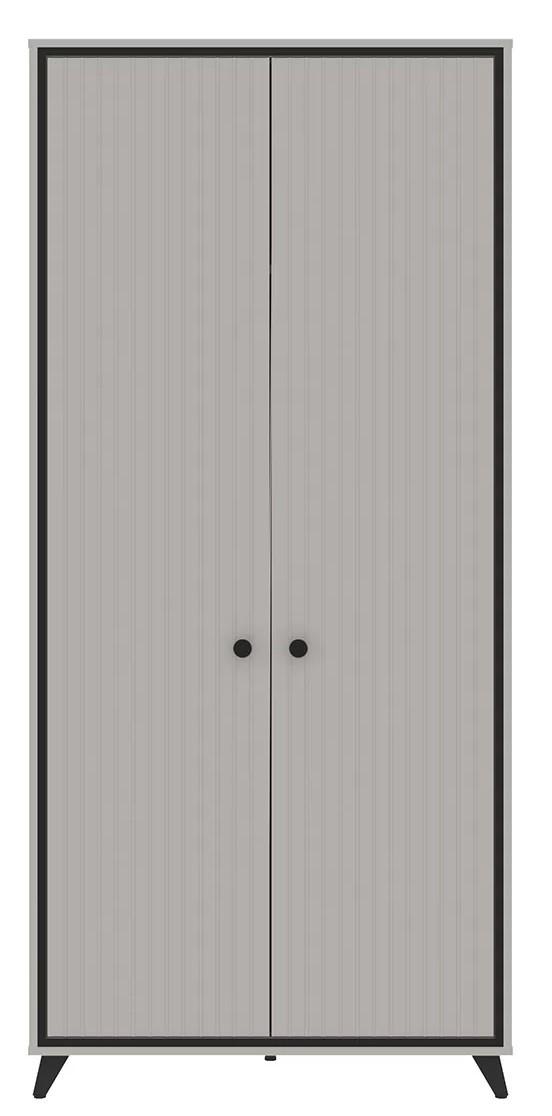 Dulap Yasen Tina 2D Cașmir (Bej) / Negru