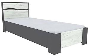 Mobila camera copii Yasen Geneva Nr.1 Grafit Gri / Stejar Kraft Alb