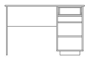 Mobila camera copii Yasen Geneva Nr.1 Stejar Sonoma Trufel / Wenge Magia
