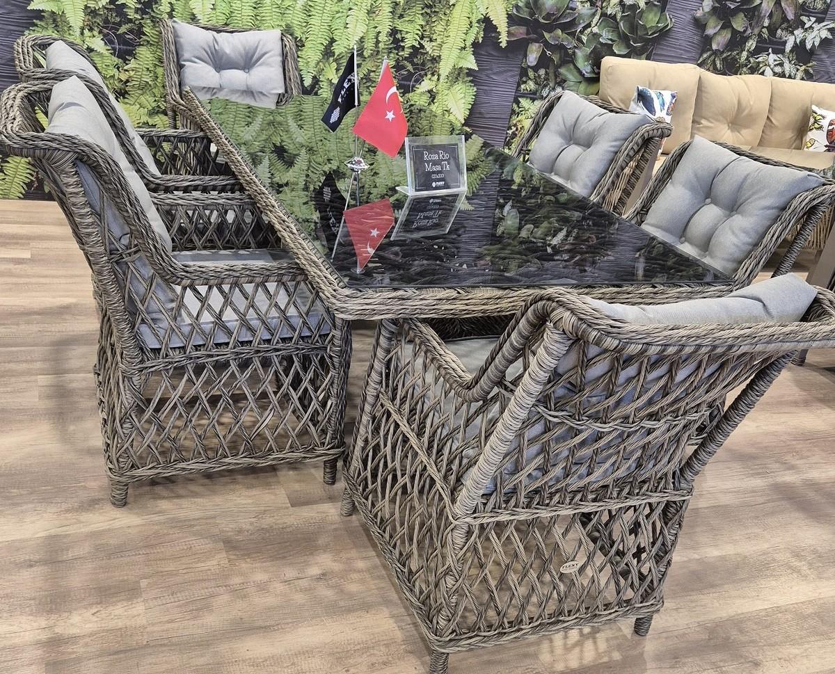 Set mobila de gradina Sunyard Ecem Grey