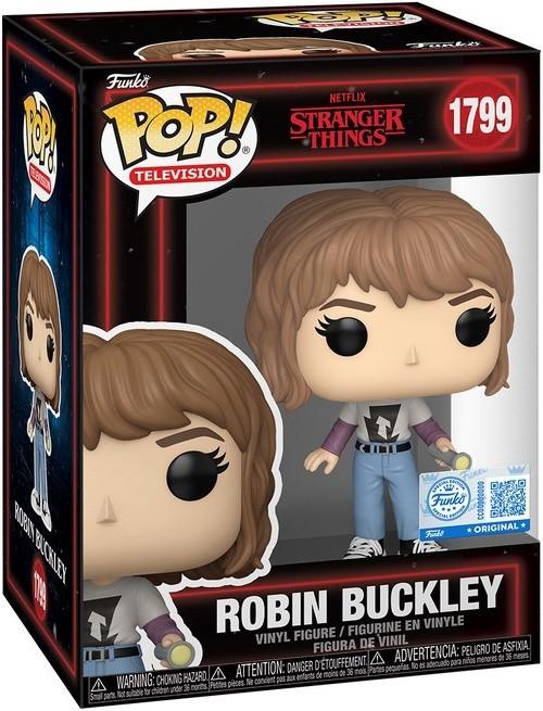 Figurina personaj Funko Pop Stranger Things – Robin Buckley with Flashlight Exclusive (1799)