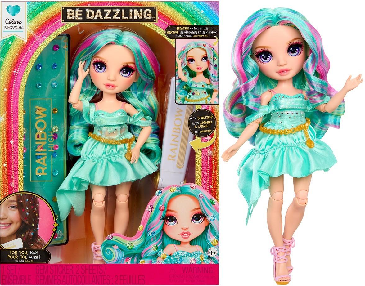 Papusa Rainbow High Be Dazzling: Celine Turquoise (597827)