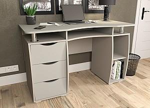 Masa de birou Yasen Smart NEW Cașemir (Bej) / Lavă Gri + Fotoliu Waltz OC-833