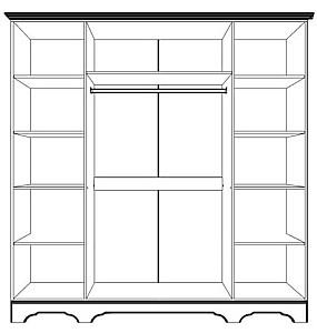 Dulap Yasen Boston NEW 4D2OG Cașemir