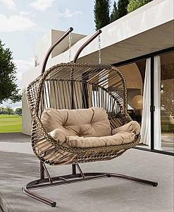 Leagan balansoar Sunyard Kapadokya Double Brown