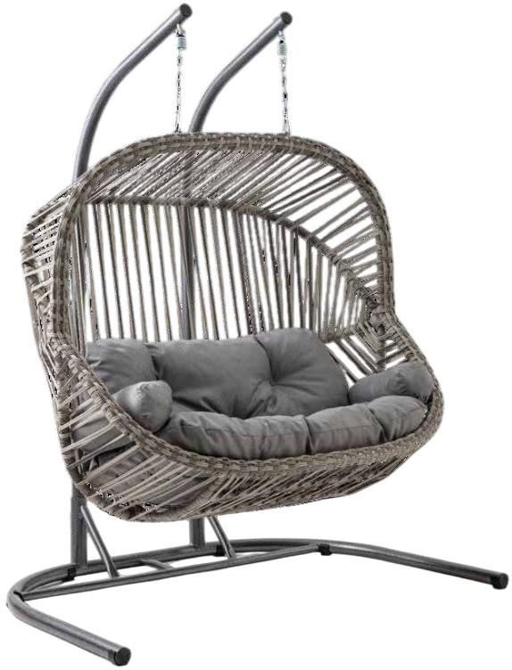 Leagan balansoar Sunyard Kapadokya Double Grey