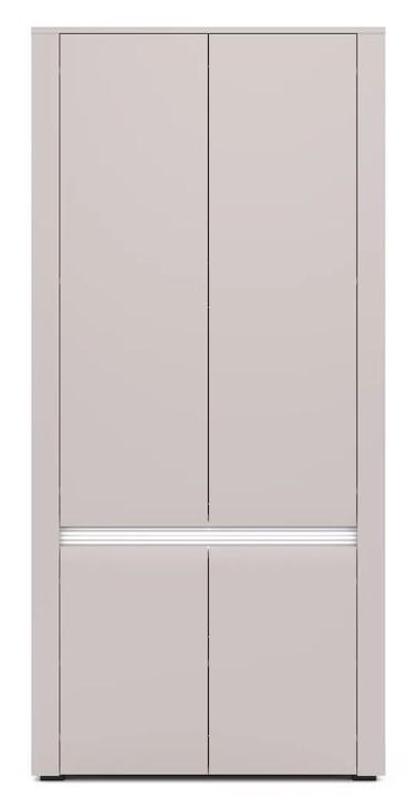 Dulap Yasen Bodena 4D Cașemir / Alb