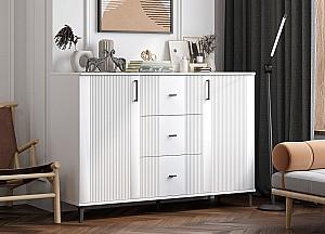 Comoda Yasen Loran 2D3S Nimfea Alb / Alb (Vopsea)