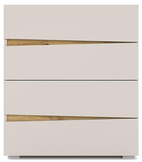 Comoda Yasen Leo 4S (dreapta) Cașmir / Stejar Artisan