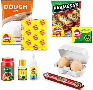 Set de jucarii Zuru Slime Mart: Shopping Basket – Pizza (15905B)