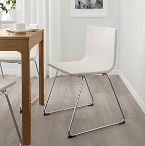 Scaun IKEA Bernhard Cromat/Mjuk White