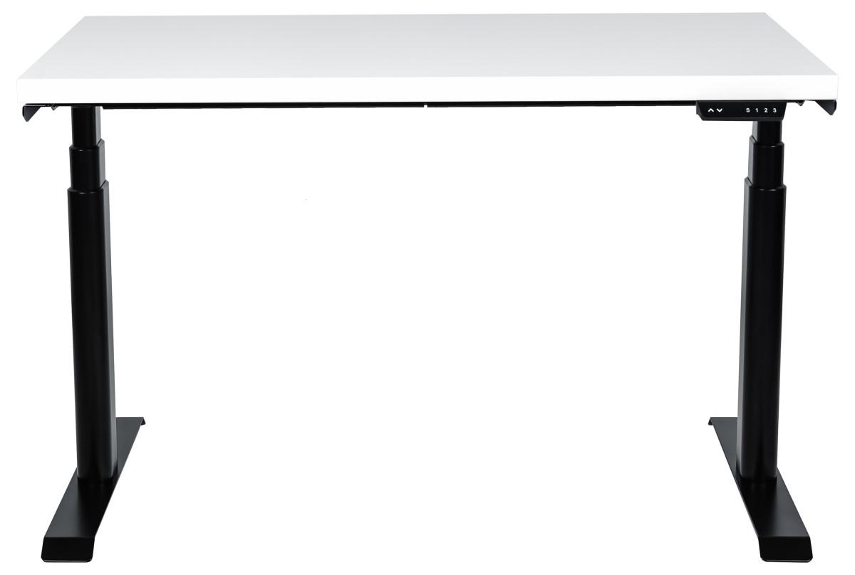 Masa de birou CUSTÓ FlexiDesk Plus Alb/Negru 160x70 cm