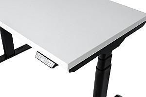 Masa de birou CUSTÓ FlexiDesk Plus Alb/Negru 160x70 cm