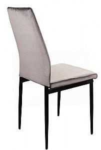 Scaun Signal Atom Velvet Gri/Negru