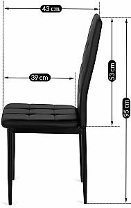 Scaun Mebel Elite Tex 2 Eko Negru