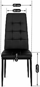 Scaun Mebel Elite Tex 2 Eko Negru