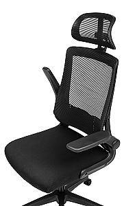 Fotoliu de birou CUSTÓ Santander Negru