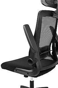 Fotoliu de birou CUSTÓ Santander Negru