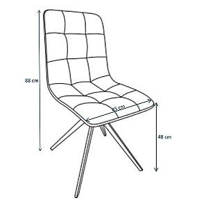 Scaun Sonmez Siluete Urban Maro