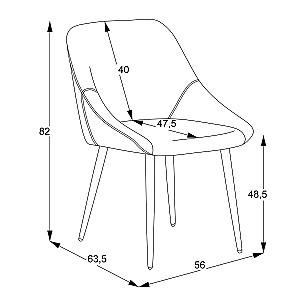 Scaun Mika Putos Anka 21(Gri Inchis)