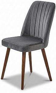 Scaun Kelebek Gold (Velur) Gri Închis / Maro