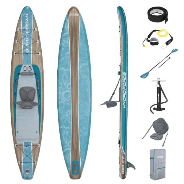 Placa SUP BESTWAY (6532GBW) - Hydro-Force FreeSoul Elite SUP și Caiac 2 în 1 335x84x15 cm