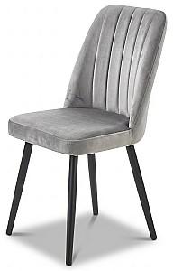 Scaun Kelebek Gold (Velur) Gri Deschis / Negru