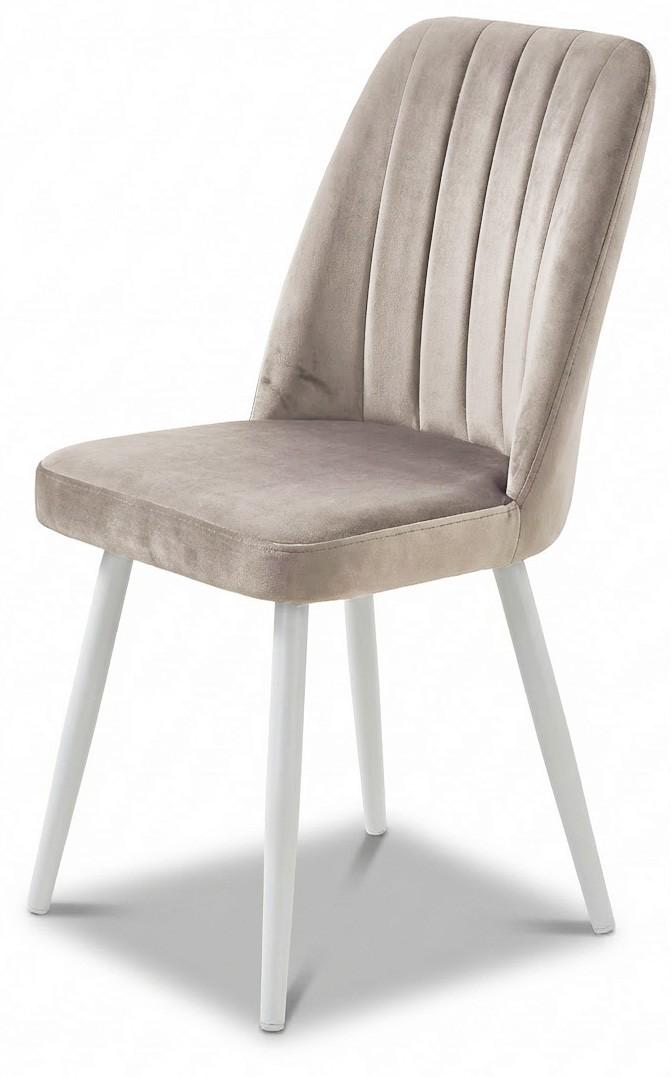 Scaun Kelebek Gold (Velur) Bej / Alb